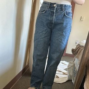 Zara Dark Wash Straight Leg Jeans
